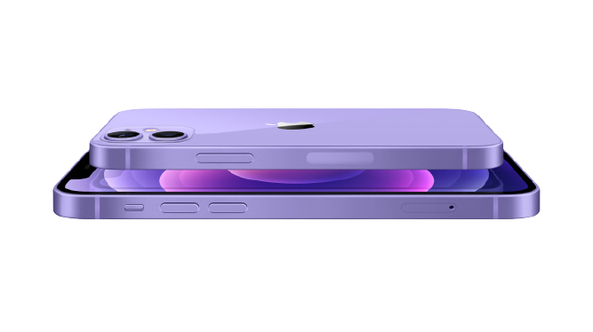 purple iphone 12